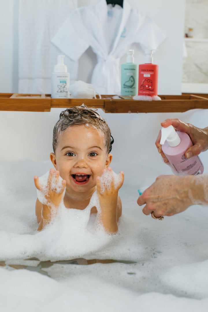 All-Natural Coconut Body Wash, Bubbles & Shampoo