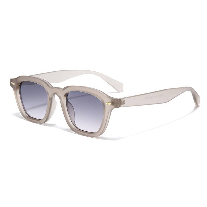 Grey Polarized Oversize Square Frame Sunglass