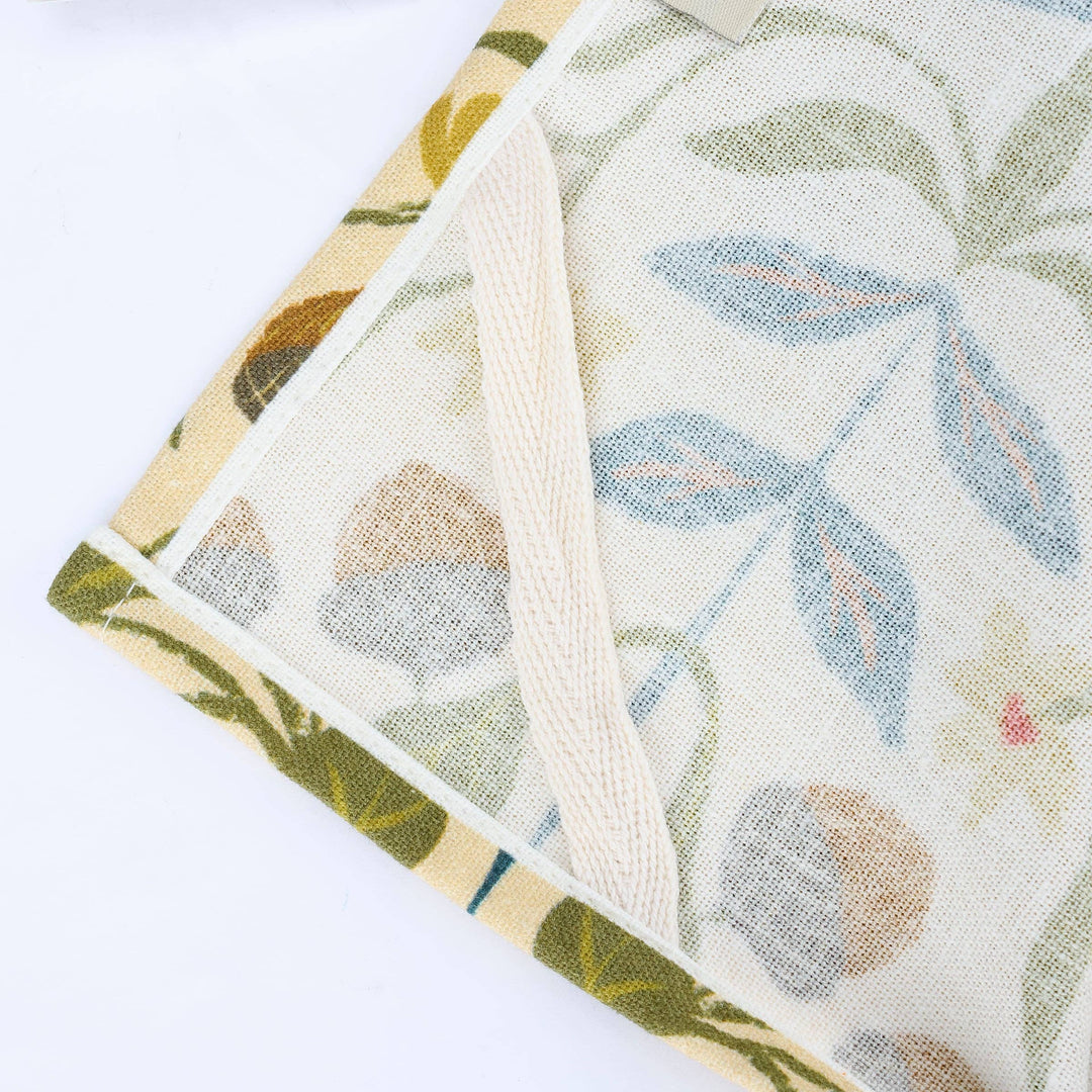 Fall Folk Floral Kitchen Towel