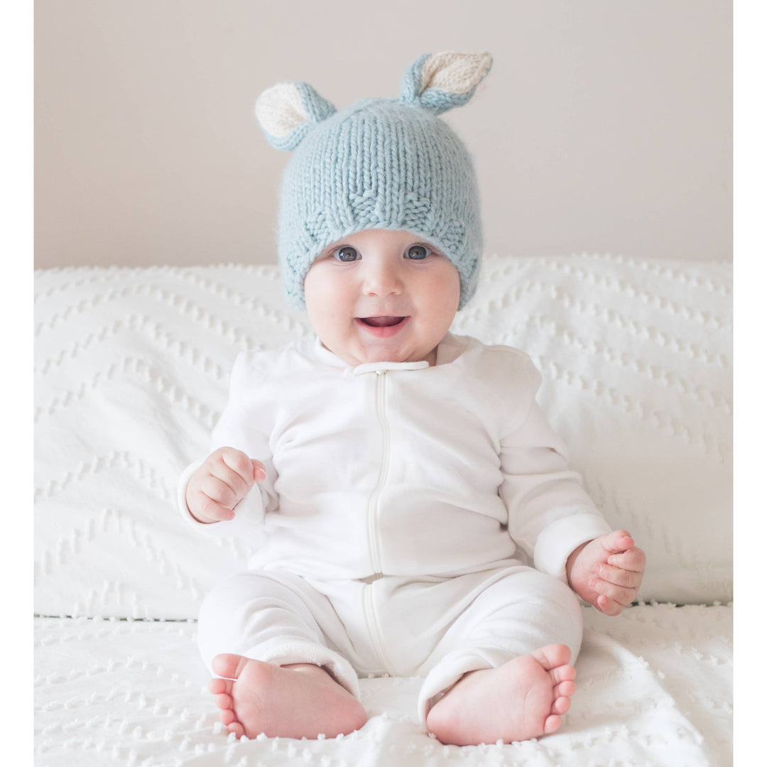Blue Bunny Ears Hat