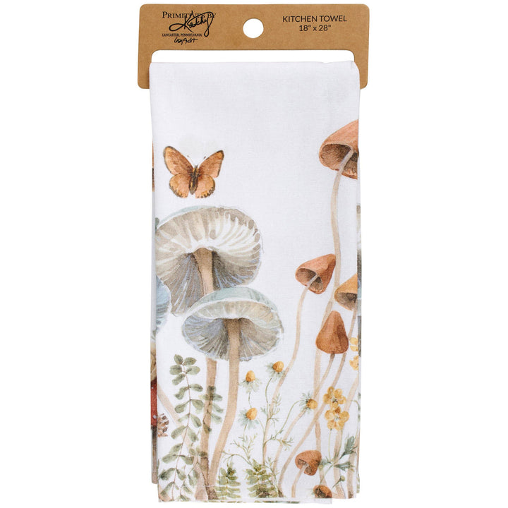 Mushroom Study Kitchen Towel