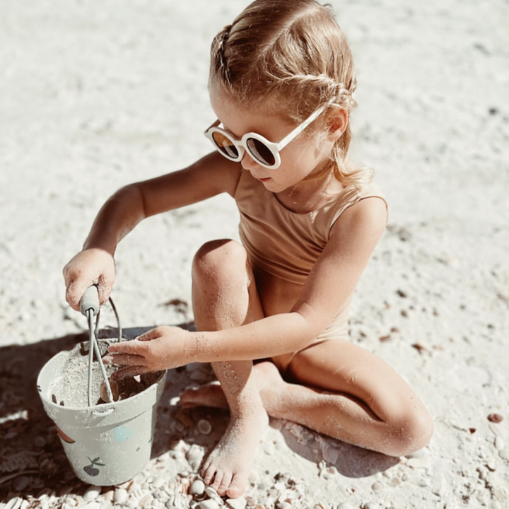 Kids Round Vanilla Sunglasses