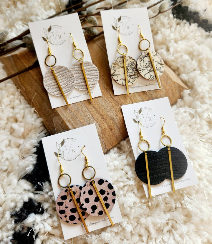 Jude Black & White Collection Earrings