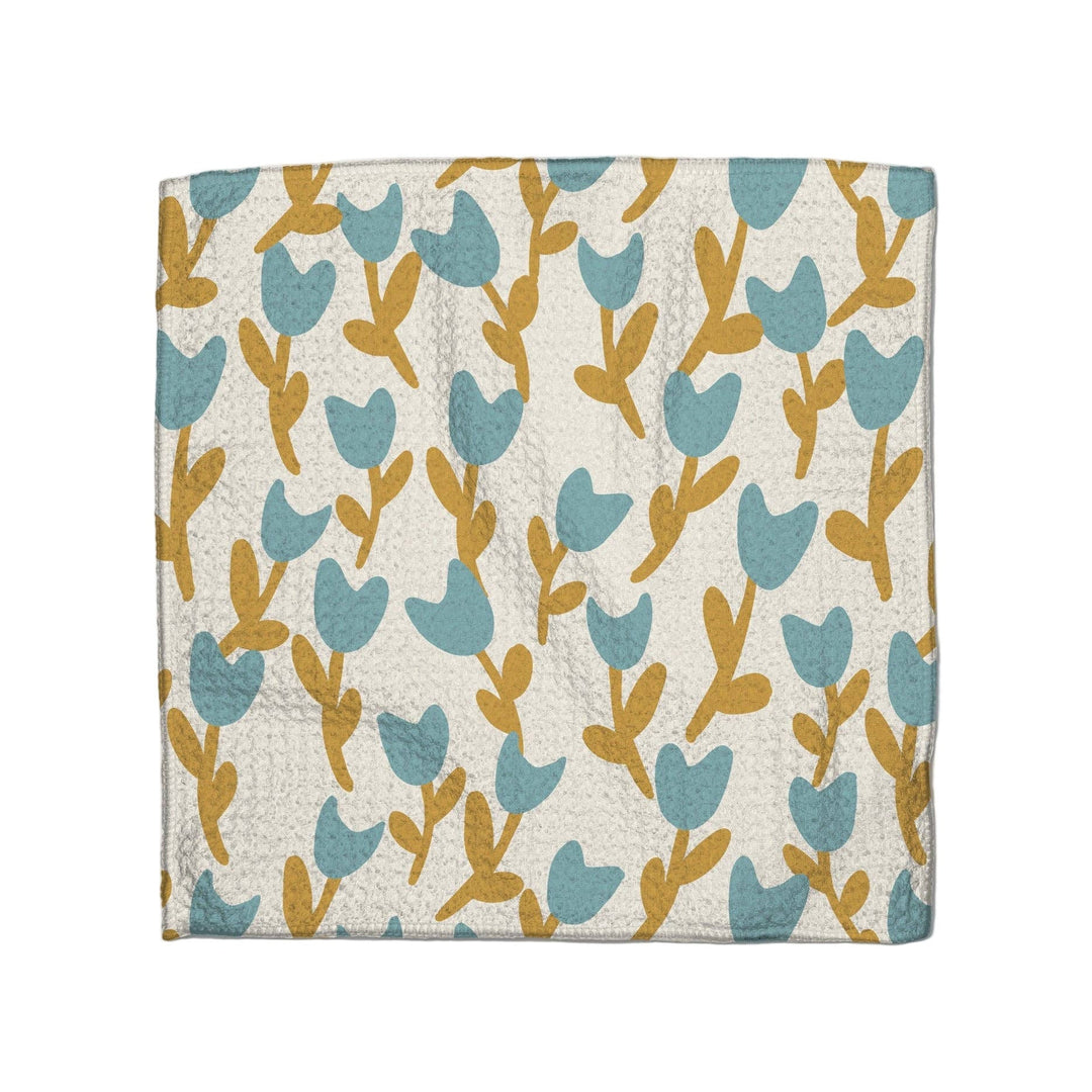 Polka Dot Blooms Dishcloth Set by Geometry