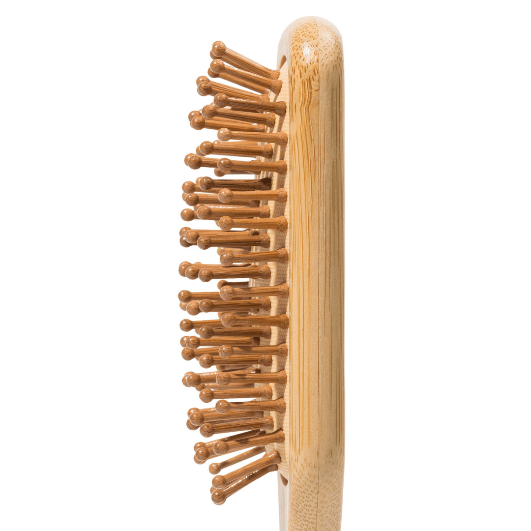 Bamboo Hair Brush Gently Detangling For Static & Frizz