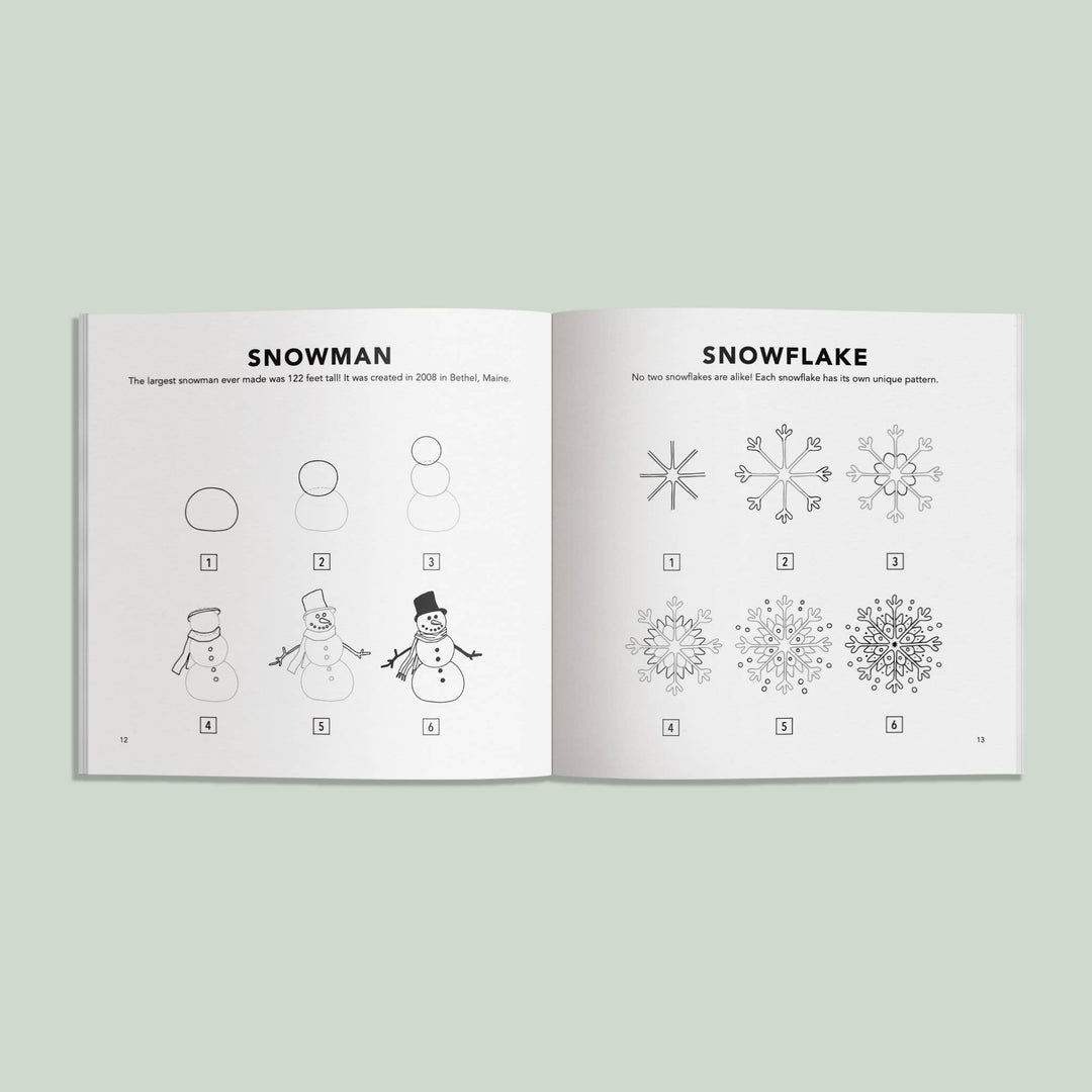 Winter Things: How to Draw Books for Kids (Christmas)