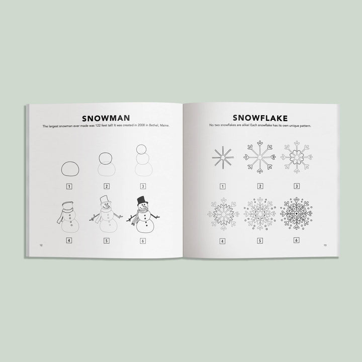 Winter Things: How to Draw Books for Kids (Christmas)
