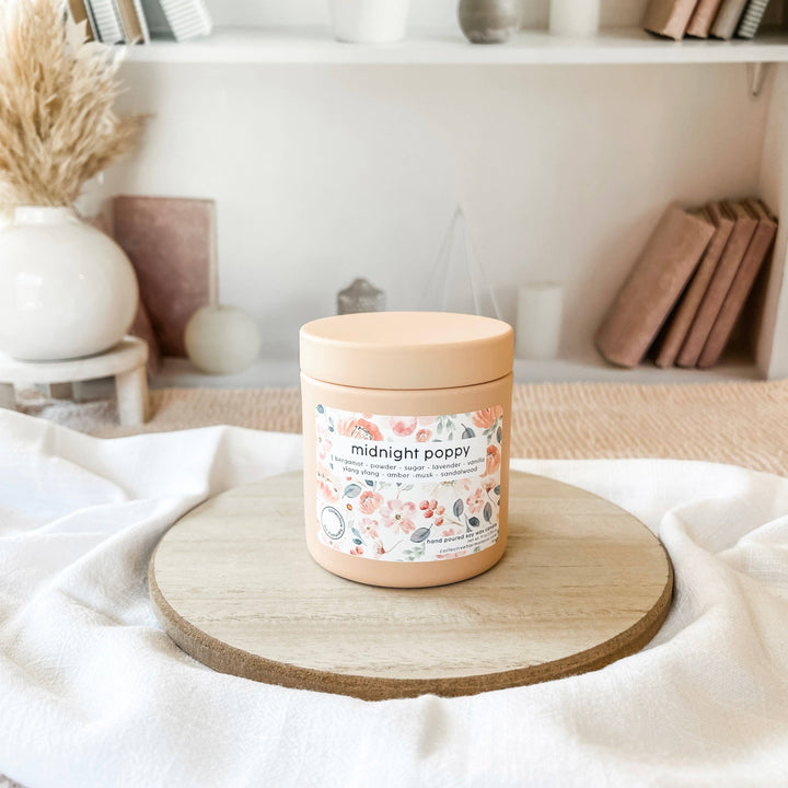 Midnight Poppy Deluxe Candle Tin