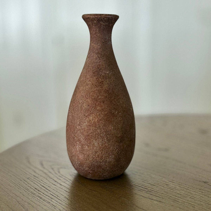 Boho Tall Clay Vase