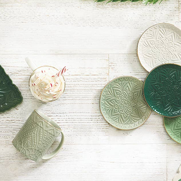 Embossed Mug - Sage Mist