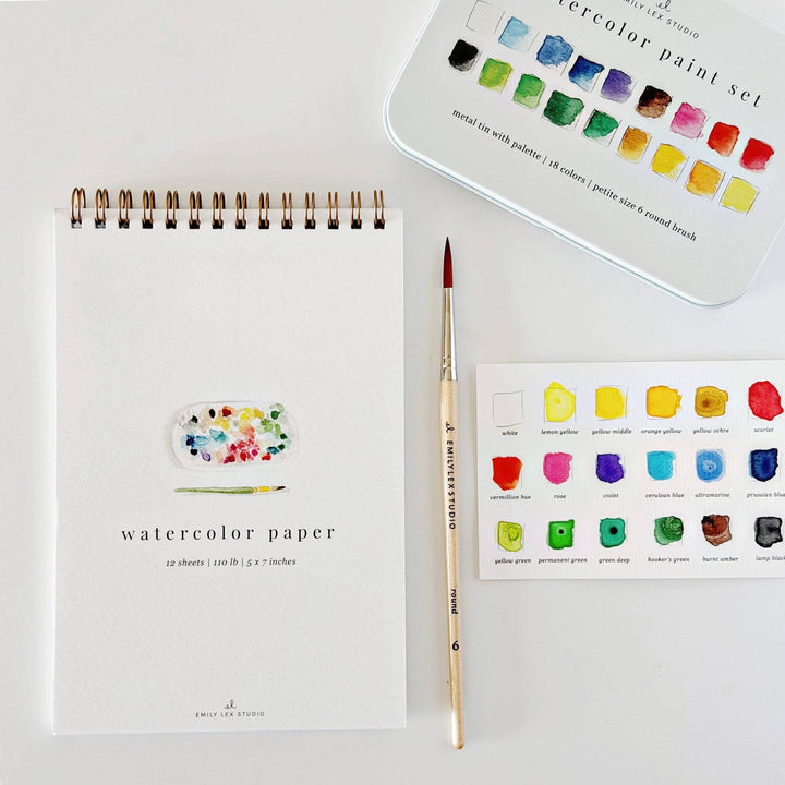 Spiral Bound Watercolor Paper Pad