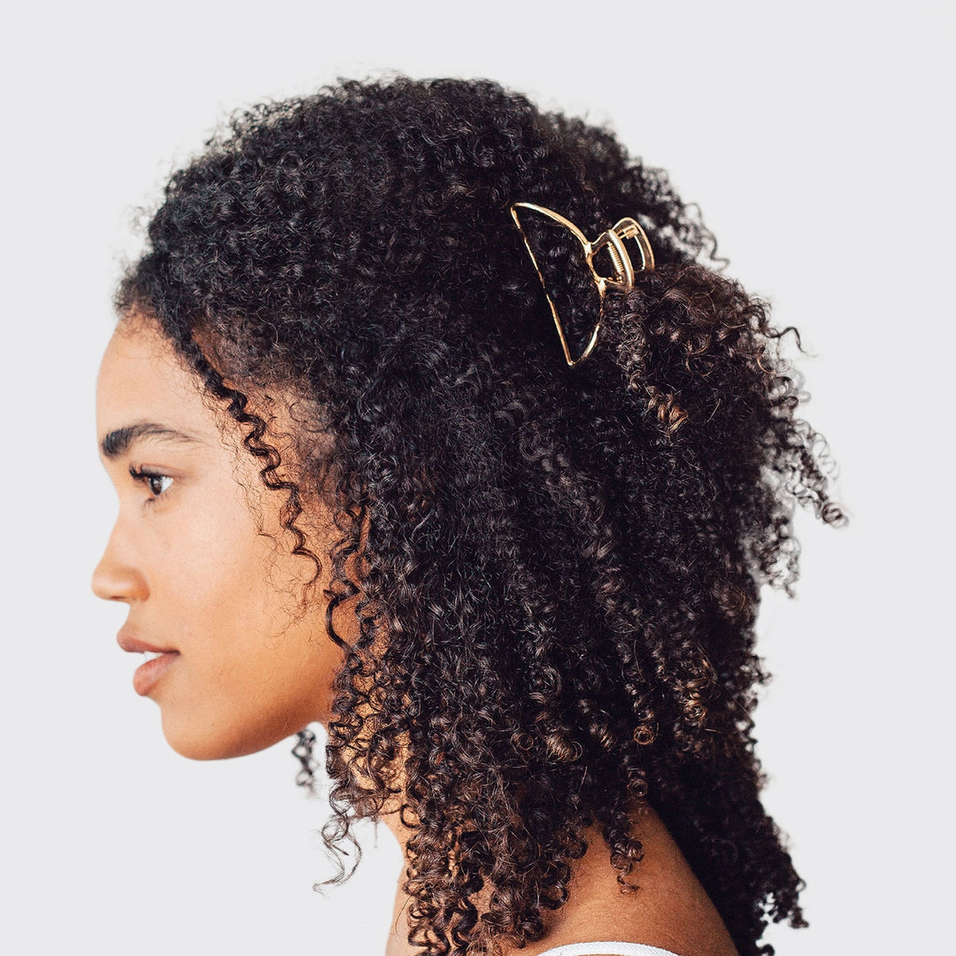 Open Claw Clip- Gold