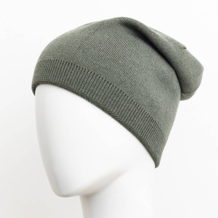 Olive Slouchy Beanie