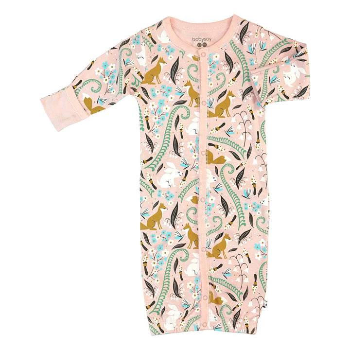 Babysoy Baby Snaps Gown - 3 prints