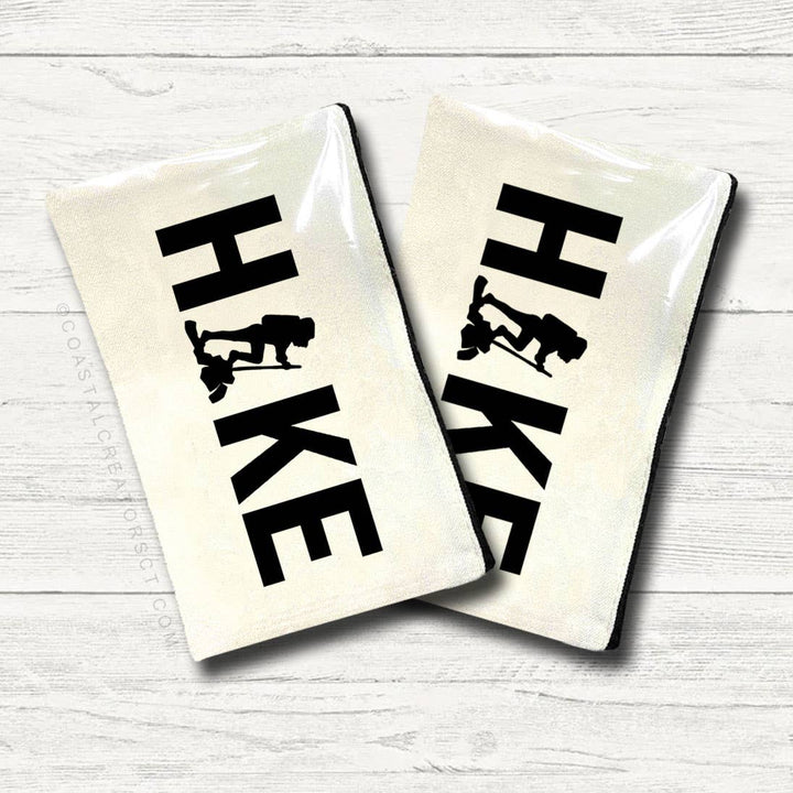 Hike Hiking Multi-Use Canvas Zipper Pouch Bag