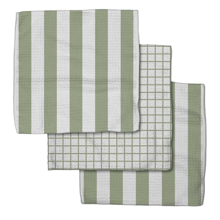 Sweet Mint Dishcloth Set by Geometry
