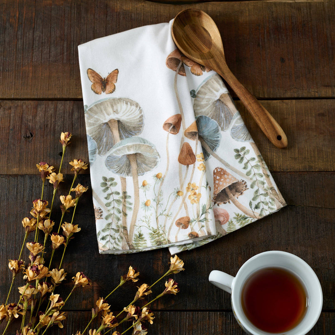 Mushroom Study Kitchen Towel