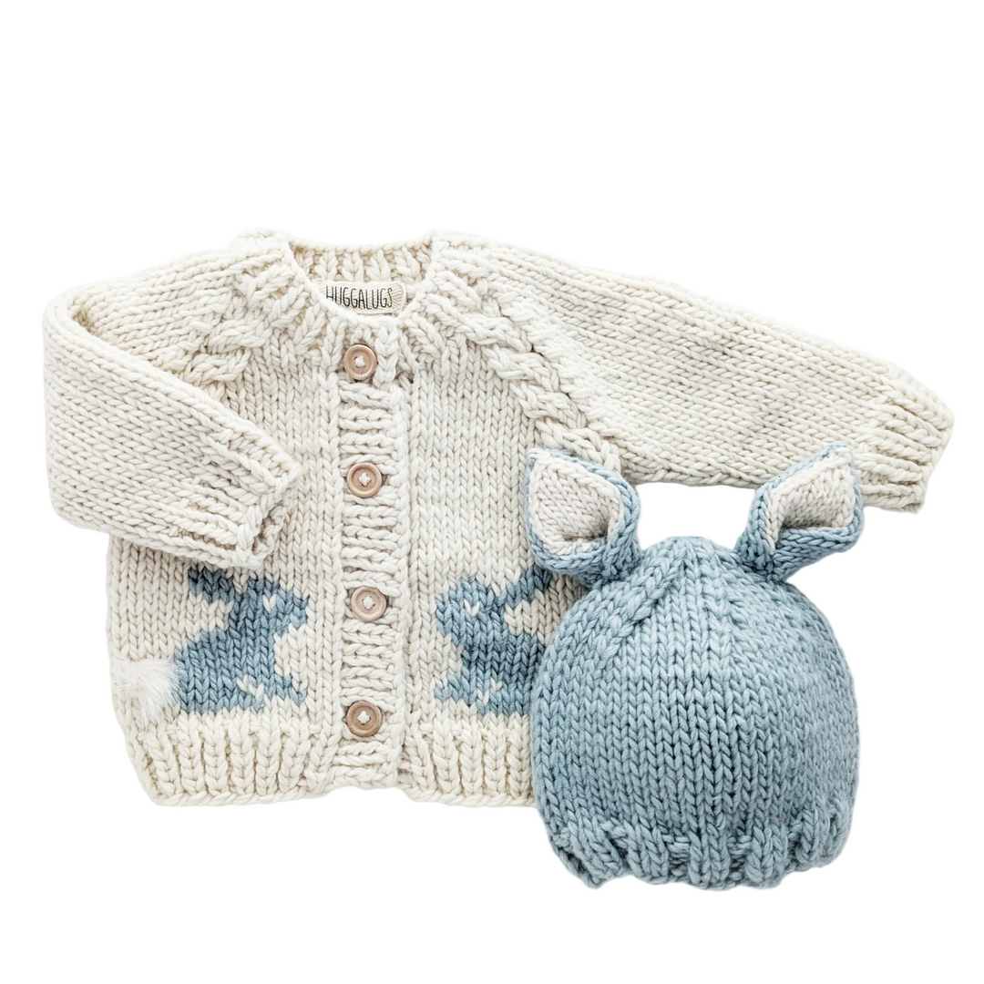Blue Bunny Ears Hat