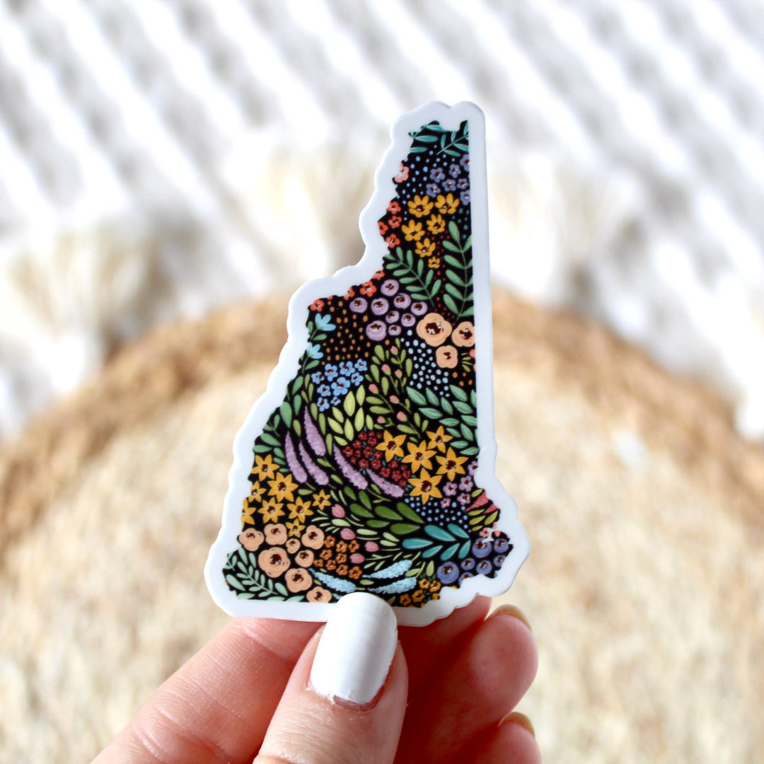 New Hampshire State Floral Stickers