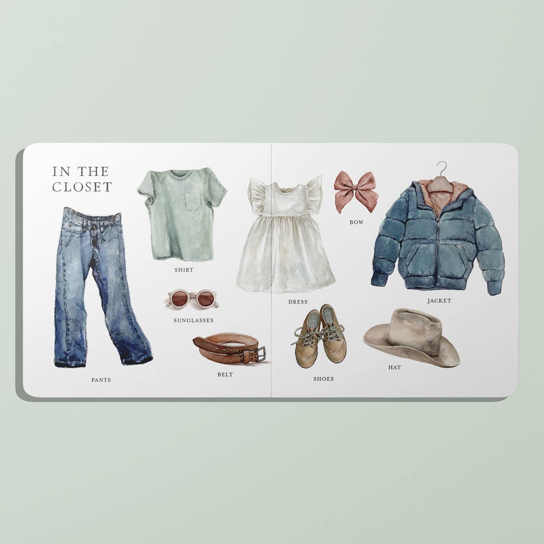 Our Big Book of First Words Baby Board Book