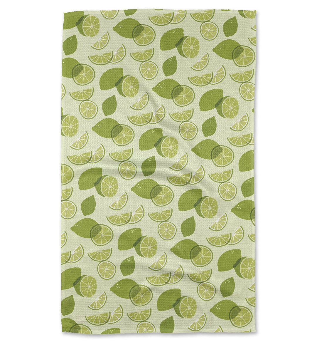 Limes Tea Towel by Geometry