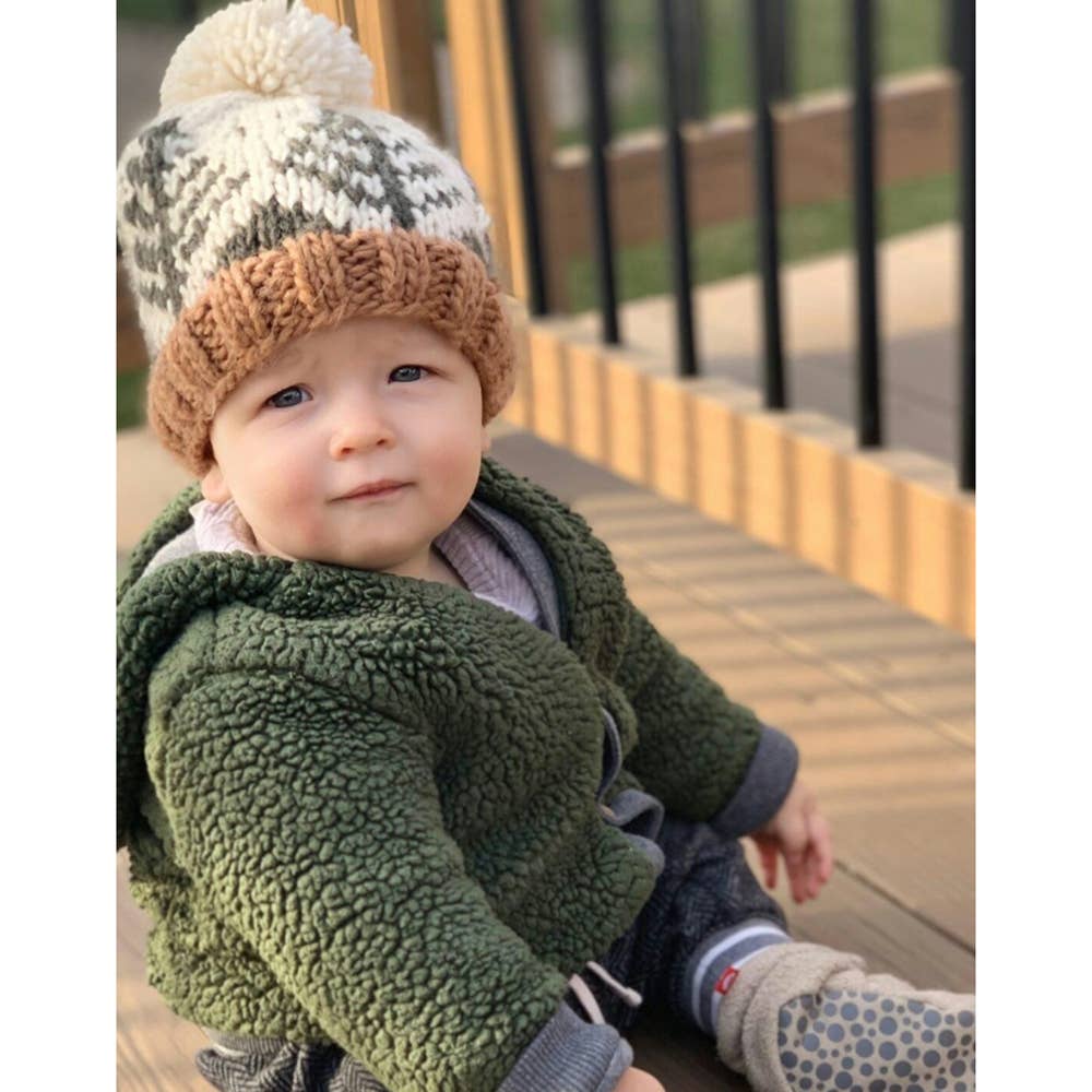 Forest Knit Beanie Hat - Baby & Kids
