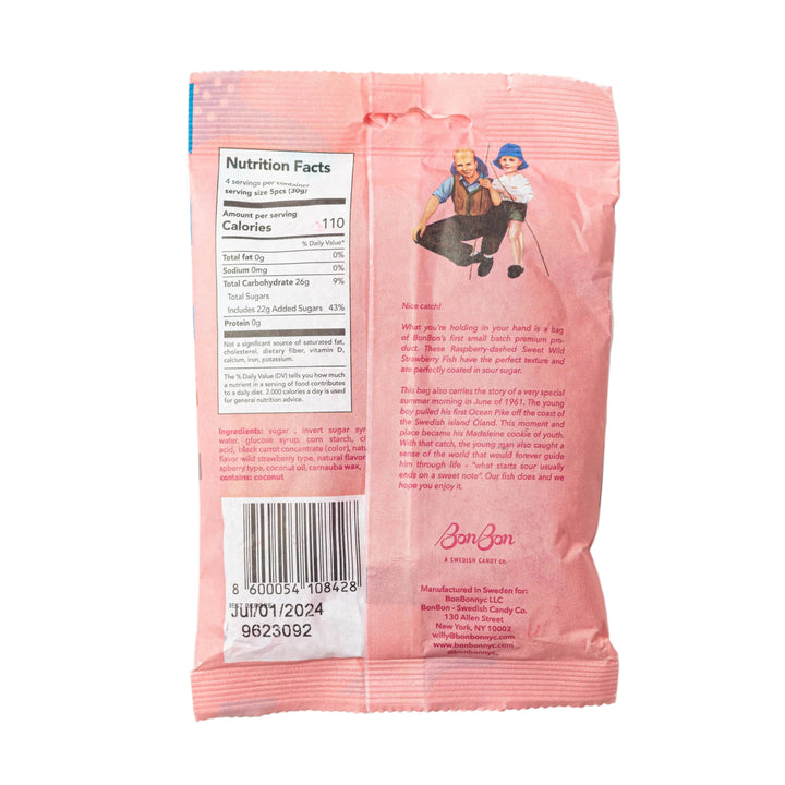 Sweet Wild Strawberry Swedish Fish