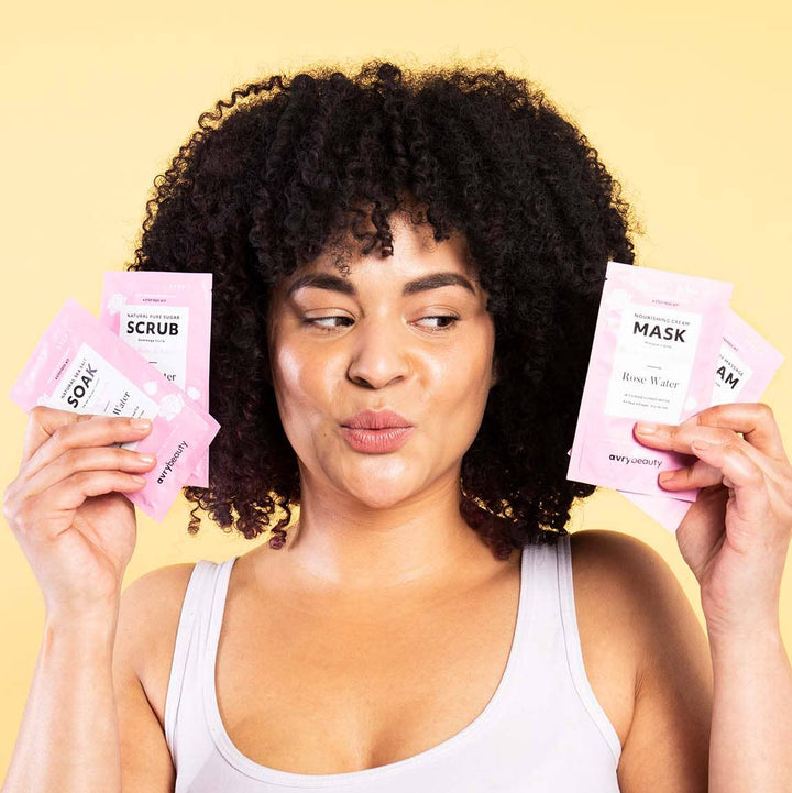 Rose Water 4 Step Pedi Kit