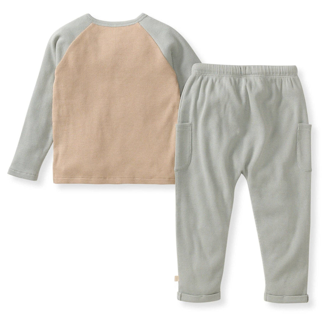 Organic Thermal Boy Tee & Pants Set