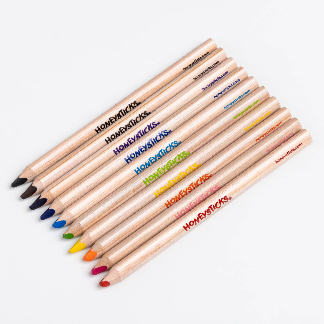 Beeswax 10pk  Pencils Jumbo Triangles