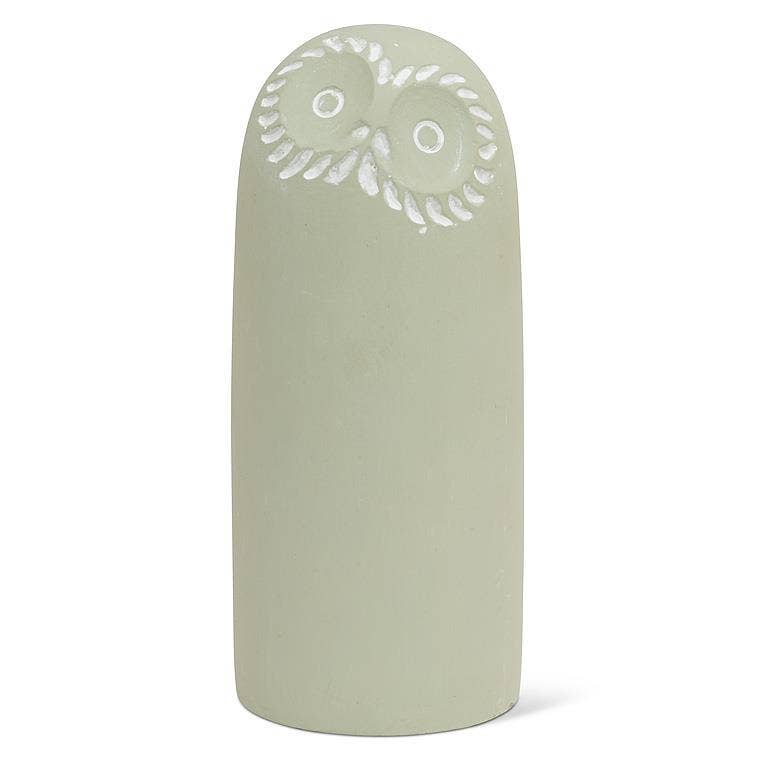 Pale Green Modern Owl - 3 Sizes
