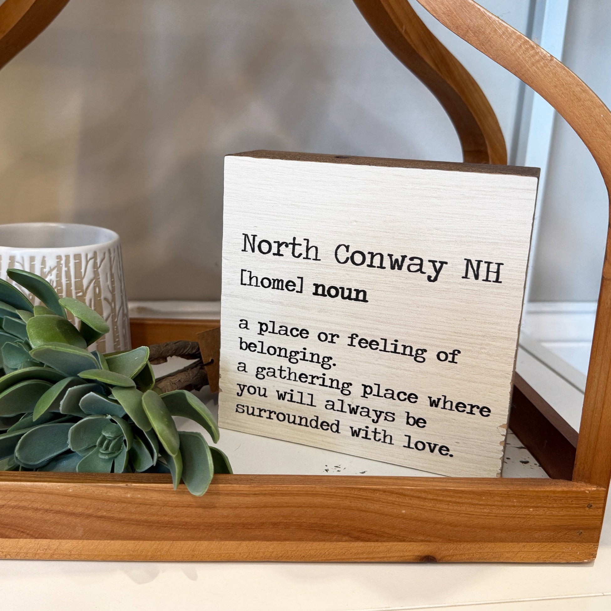 North Conway Rustic Square Block – Poppy & Vale