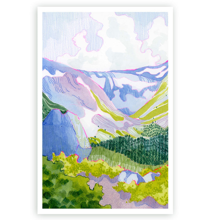 "Reluctant Spring" Tuckerman Ravine Print