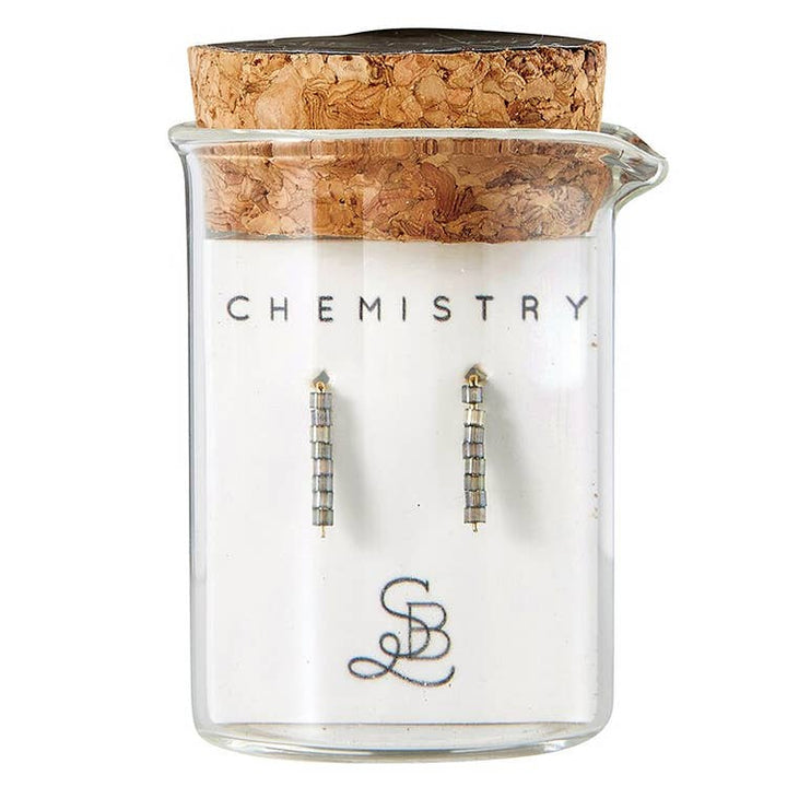 Labradorite Chemistry Earring