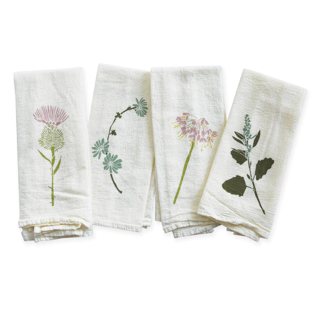 Found & Foraged Double Sided Napkins / Set of 4