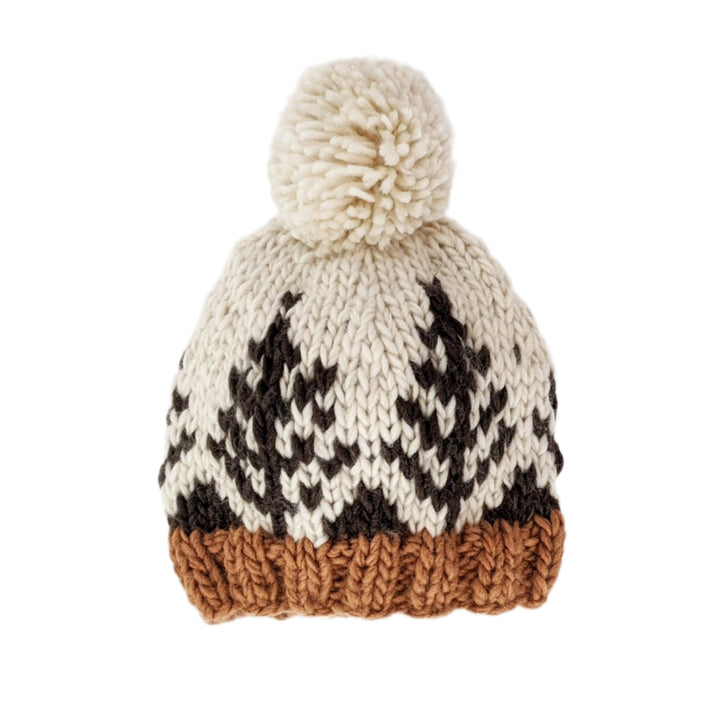 Forest Knit Beanie Hat: S (0-6 months)