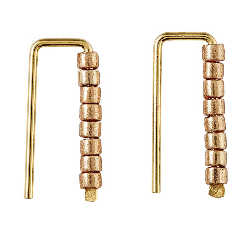 Gold Chemistry Earring