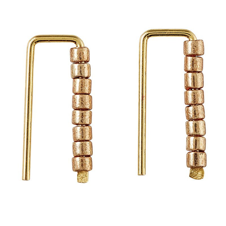 Gold Chemistry Earring