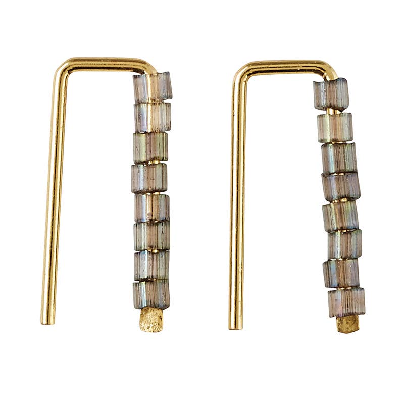 Labradorite Chemistry Earring