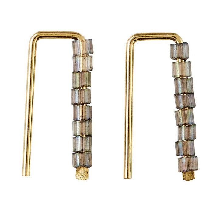Labradorite Chemistry Earring